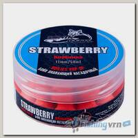 Бойлы плавающие Sonik Baits Fluo Pop-Ups Strawberry(Клубника) 11мм 50мл