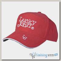 Бейсболка Lucky John Красная, размер L