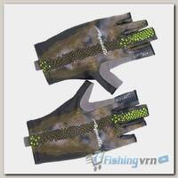 Перчатки для рыбалки Aquatic ПЧ-04 UPF50+ (Carp Camo Bronze) S/M