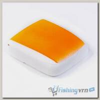 Мотыльница Salmo 2-х секционная оранж. флуоресц. 8x8x2,5см