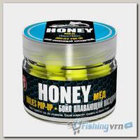 Бойлы плавающие Sonik Baits Fluo Pop-Ups Honey(Мед) 14мм 90мл