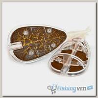 Кормушка Fishing ROI Flat Feeder поликарбонат 35г, прозрачная