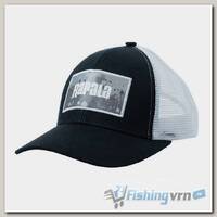 Кепка Rapala черная c сеткой Grey Splash logo