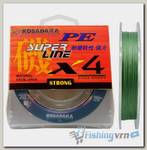 Леска плетеная Kosadaka Super Line PE X4 150м (0,14мм) Dark green