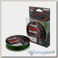 Леска плетеная Akkoi Mask Arcane X4 150м Green (0,20мм)