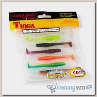 Силиконовые приманки Lucky John Pro Series Tioga 2.9 (7,4 см) MIX1