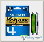 Леска плетёная Shimano Kairiki 4 PE 0.28мм 26кг 150м зеленая