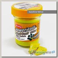 Паста форелевая Berkley Powerbait Natural Scent Glitter Trout Bait (50 г) Fish Pellet Sunshine Yellow