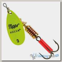 Блесна вращающаяся Mepps Aglia Fluo Chartreuse #3 (6,5 г)