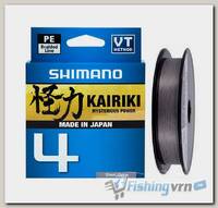 Леска плетёная Shimano Kairiki 4 PE 0.20мм 13.8кг 150м серая