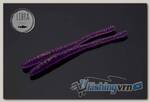 Приманка Libra Lures Dying Worm 80 (020 Purple with glitter) (Сыр) (8см) 12 шт.