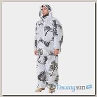 Костюм маскировочный Huntsman Метель, Кусты, шелк (размер-50-56)