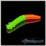 Приманка Soorex King Worm 55мм (1.8г, 7 шт) цвет 311 Шартрез-Оранжевый, аромат - Тутти-Фрутти