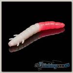 Приманка Soorex King Worm 55мм (1.8г, 7 шт) цвет 226 Белый-Розовое свечение, аромат - Зеленое яблоко