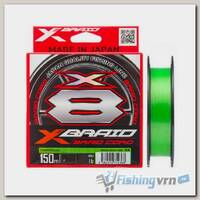 Шнур плетеный YGK X-Braid Braid Cord X8 150м #0.4 Chartreuse