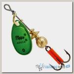 Блесна вращающаяся Mepps Aglia Platinum Vert #0 (2,5 г) зеленая