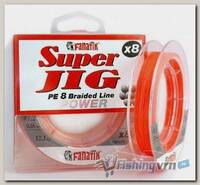 Плетеная леска Fanatik Super JIG PE X8 120m (0.18 мм) Orange