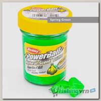 Паста форелевая Berkley Powerbait Natural Scent Glitter Trout Bait (50 г) Garlic Spring Green