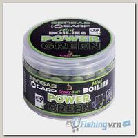 Мини бойлы тонущие Sensas Crazy Bait Power Green (чеснок) 10мм 80г