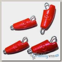 Груз-головка разборная «Проходимец» 5 г (5 шт.) Красный