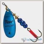 Блесна вращающаяся Mepps Aglia Platinum Bleus #4 (9 г) синяя