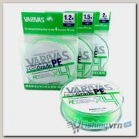 Шнур плетеный Varivas High Grade PE X4 150м #1.5 Flash Green