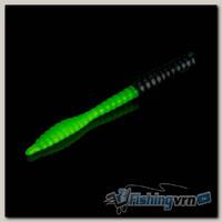 Приманка Soorex Soorex Worm 80мм (1.3г, 6 шт) цвет 310 Черный-Шартрез, аромат - Чеснок