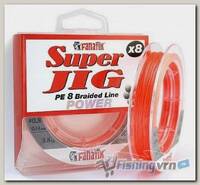 Плетеная леска Fanatik Super JIG PE X8 120m (0.14 мм) Orange
