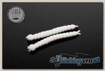 Приманка Libra Lures Slight Worm 38 (001 White) (Сыр) (3.8см) 15 шт.