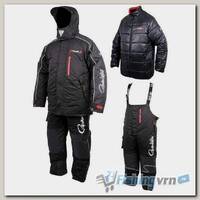 Костюм зимний Gamakatsu Hyper Thermal Suit чёрный (размер-L)
