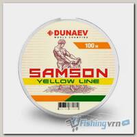 Леска Dunaev Samson Yellow (0,28мм, 7кг) 100м желтая