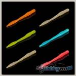 Приманка Soorex Soorex Worm 80мм (1.3г, 6 шт) цвет 215 Glow микс, аромат - Сыр
