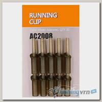 Клипса безопасная Orange AC2008 Running clip (силикон,10шт)