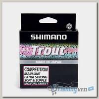 Леска Shimano Trout Competition Mono 150м 0,12мм красная
