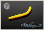 Приманка Libra Lures Fatty D'Worm 65 (007 Yellow) (Сыр) (6,5см) 10 шт.