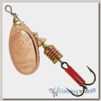Блесна вращающаяся Mepps Aglia CU #2 (4,5 г) Copper (медь)