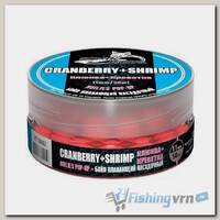 Бойлы плавающие Sonik Baits Fluo Pop-Ups Cranberry-Shrimp(Клюква-Креветка) 11мм 50мл