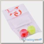 Груз-головки разборные Lucky John Ball RGY Mix1 2шт. 40г