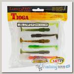 Силиконовые приманки Lucky John Pro Series Tioga 2.9 (7,4 см) MIX2