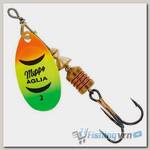 Блесна вращающаяся Mepps Aglia Fluo Tiger #2 (4,5 г)