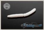 Приманка Libra Lures Fatty D'Worm 75 (004 Silver pearl) (Сыр) (7,5см) 8 шт.