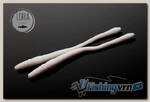 Приманка Libra Lures Dying Worm 80 (001 White) (Сыр) (8см) 12 шт.