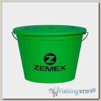 Ведро Zemex с крышкой, цвет зелёный, 25