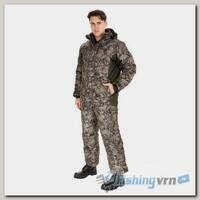 Костюм зимний Huntsman Амур, Графика листва антрацит (размер-52-54)