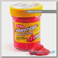 Паста форелевая Berkley Powerbait Natural Scent Glitter Trout Bait (50 г) Salmon Egg Red