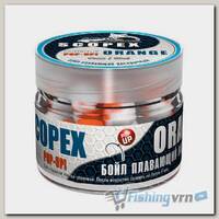 Бойлы плавающие двухцветные Sonik Baits Fluo Pop-Ups Scopex-Orange(Скопекс-Оранж) 14мм 90мл