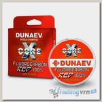 Леска Dunaev X-Core Fluorocarbon RED (0,165мм, 1,92кг) 100м красная