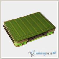 Коробка двухсторонняя для воблеров Kosadaka TB-S31B-GRN 27x19x5см, зеленая