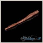 Приманка Soorex Soorex Worm 80мм (1.3г, 6 шт) цвет 131 Коричневый, аромат - Тутти-Фрутти