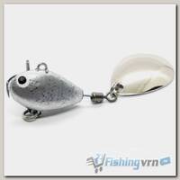Тейл-спиннер UF Studio Hurricane 28г Silver glitter